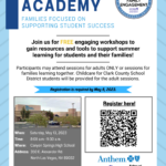 Join us at Family Academy on 5/13/23